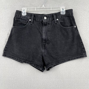 Levi's Black Jean Shorts for Women